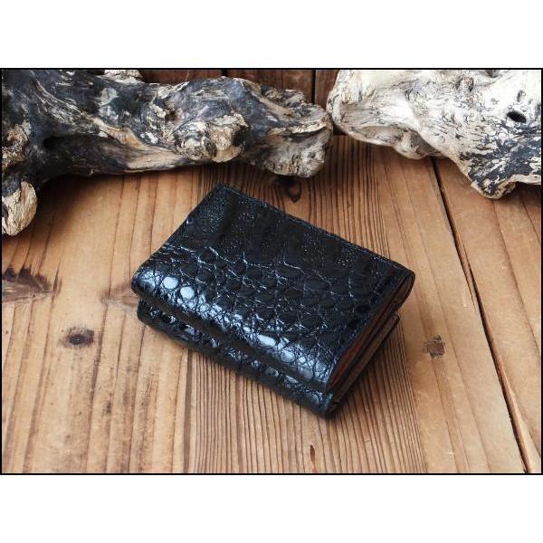新発売 ゴダン 財布 三つ折財布 GODANEメンズ 札入れ付き カイマン 