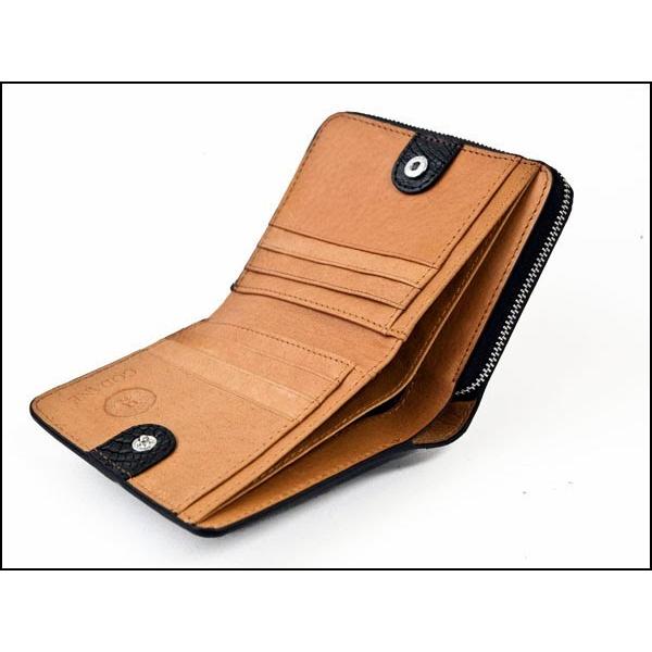 ゴダン 財布 GODANE 正規販売代理店 ワニ革 ラウンドファスナー