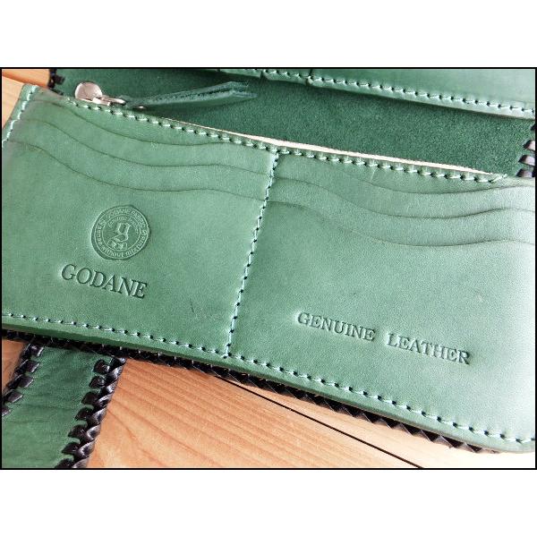 GODANE ゴダン ハンドメイド サドルレザー透彫りカービング長 GODANE ゴダン ハンドメイド サドルレザー透彫りカービング長