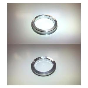 アルミ製ハブリング66.6ミリ→57.1ミリ 4枚セット【ゆうパケット送料