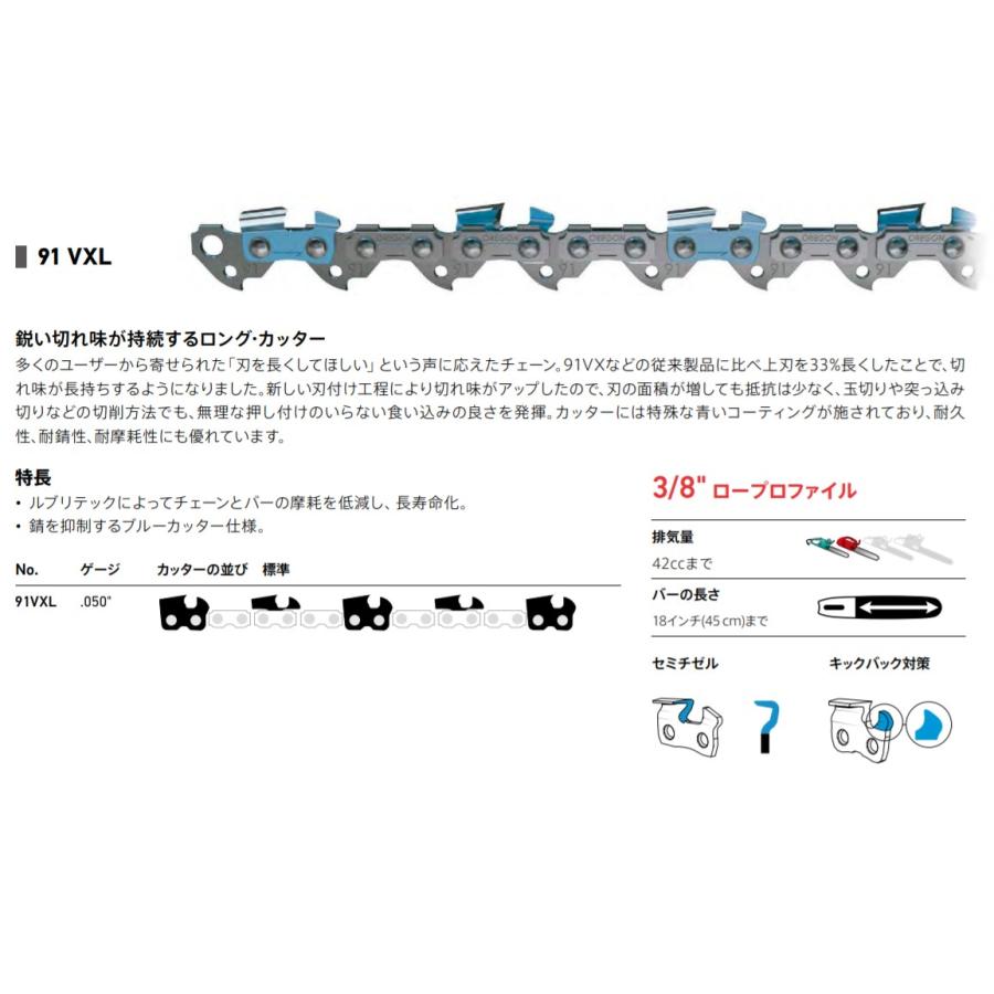 21春夏新色 リールチェーン 91vxl 100r 100フィート 1640コマ 30 5m チェーンソー替刃 ソーチェーン オレゴン 取寄商品 爆安セール Yalaphone Com