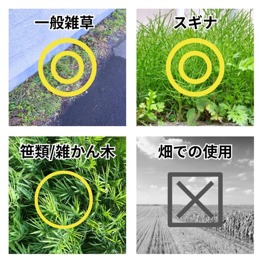 一刀両断すぐ枯れる 除草剤 5L グリホサート MCP 配合 速攻タイプ 非