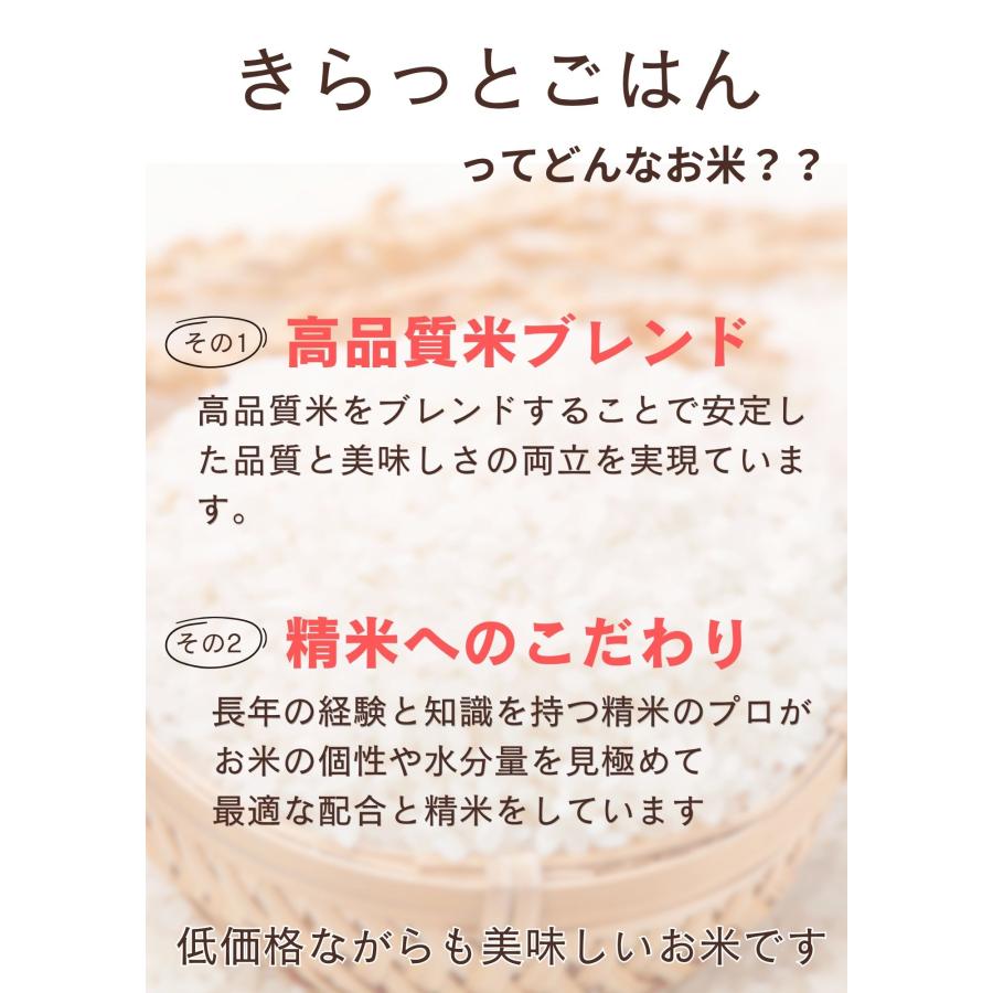 8年産米70%以上ブレンド きらっとごはん 白米 5kg(5kg×1袋) 送料無料