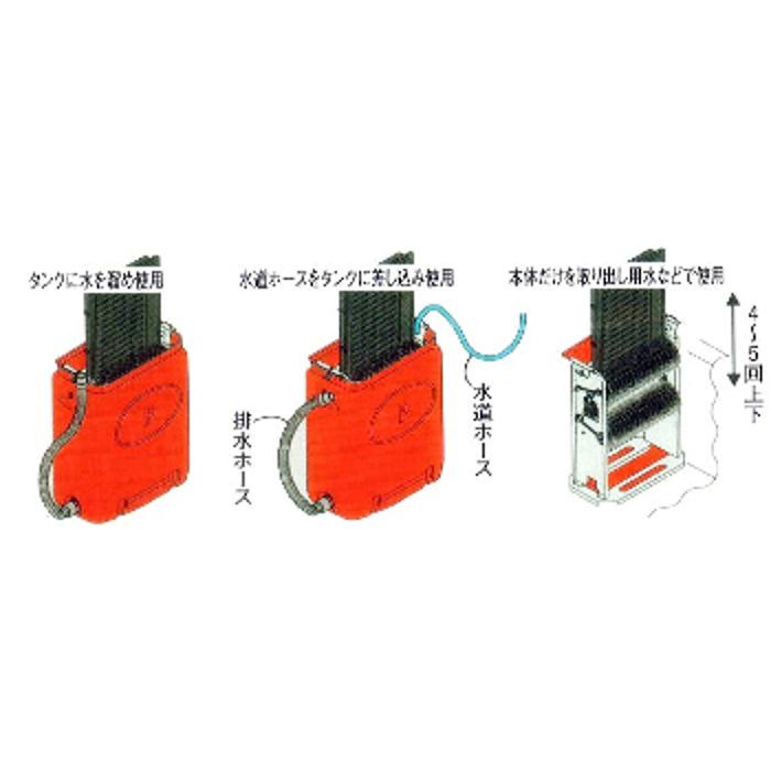 クリーンクリーナー P オレンジ 手動式育苗箱洗浄機 オギハラ工業