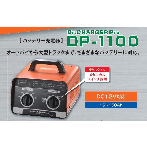セルスター DP-1100 [8ステージ自動充電制御搭載 DC12V車用バッテリー