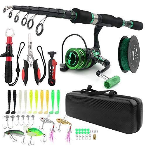 注目の Popheko釣りセット2 1ｍ 5点セット 海釣セット 子供 伸縮式釣竿 ちょい投げ釣り コンパクトロッド 初心者 入門セ 海外正規品 Studiostodulky Cz