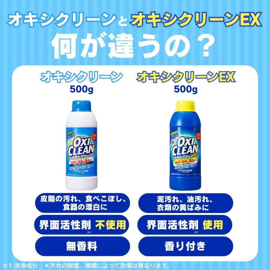 OXICLEAN オキシクリーン EX 500g 漬けおきバッグ セット 洗浄成分