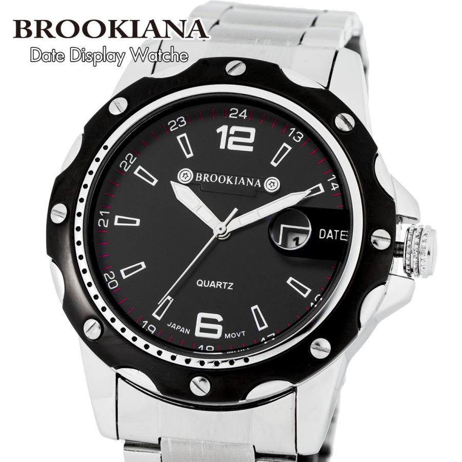 ブルッキアーナ 腕時計 メンズ Brookiana Ba0012 カレンダー クォーツ 防水 Ba0012 Bk グラフノン Yahoo 店 通販 Yahoo ショッピング