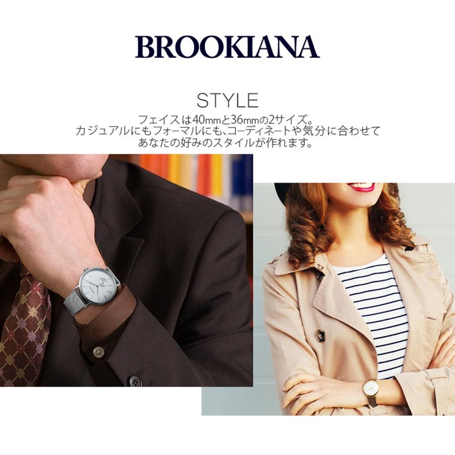 ブルッキアーナ BROOKIANA ROUND SLIM ラウンドスリム BA3101 BA3102 腕時計 レディース クオーツ |  | 01