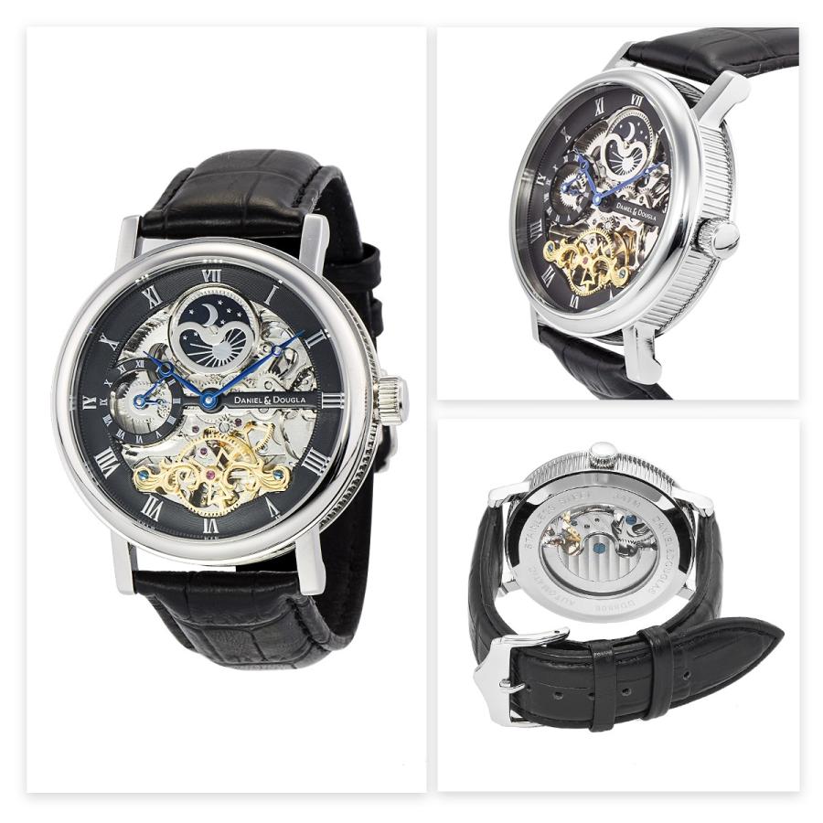 DANIEL & DOUGLAS スケルトン 型名: DD8806 ダニエルダグラス DANIEL&DOUGLAS 腕時計 メンズ DD8806-BK 自動巻き