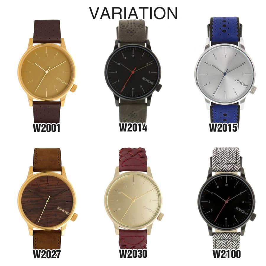 コモノ KOMONO WINSTON クオーツ ウォッチ シルバー レディース 腕時計 |  | 01