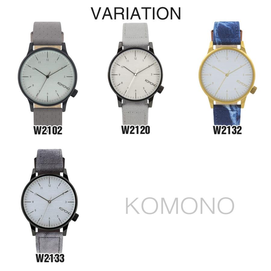 コモノ KOMONO WINSTON クオーツ ウォッチ シルバー レディース 腕時計 |  | 02