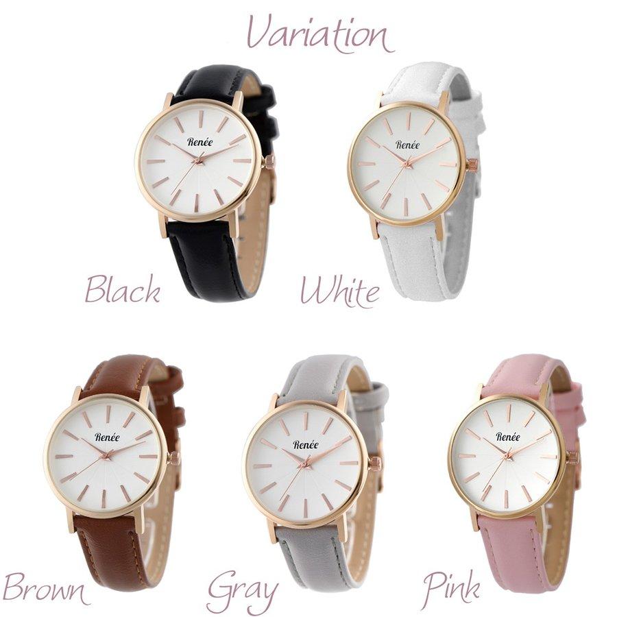 腕時計 レディース シンプル デザイン ウォッチ 革ベルト 防水 20代 30代 40代 50代 秒針 ブランド シンプル |  | 10