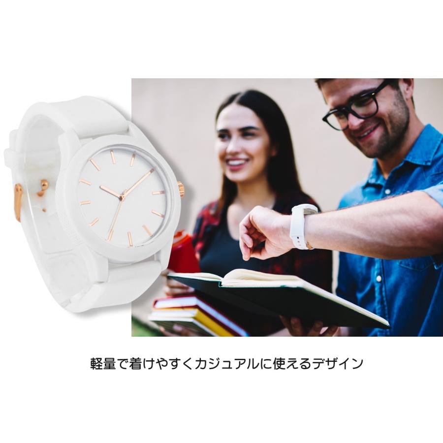 腕時計 ユニセックス シリコンラバーウォッチ クォーツ おしゃれ シンプル 人気 カジュアル |  | 01