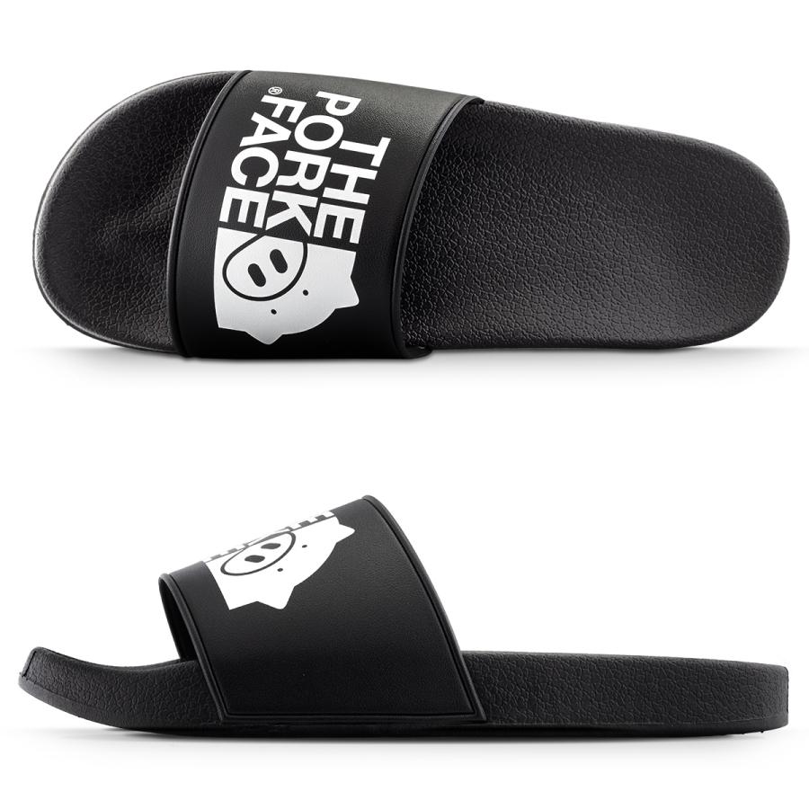 THE PORK FACE ポークフェイス サンダル メンズ レディース シャワーサンダル ブラック ホワイト ビーチサンダル ビーサン ギョサン |  | 03