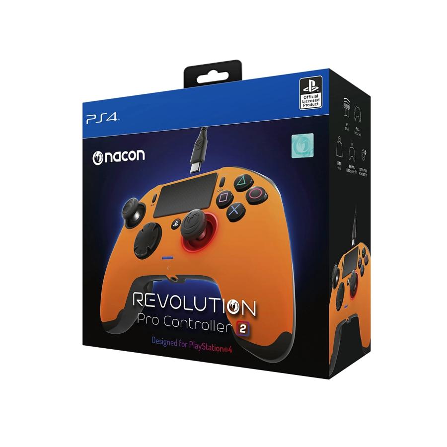 【新品】Nacon ナコン レボリューション プロ コントローラー 2 PS4/PC Revolution Pro Controller V2 オレンジ : nacon-v2-orange : パソコンパーツのグラプラス - 通販 - Yahoo!ショッピング 【新品】Nacon ナコン レボリューション プロ コントローラー 2 PS4/PC Revolution Pro Controller V2 オレンジ : nacon-v2-orange : パソコンパーツのグラプラス - 通販 - Yahoo!ショッピング