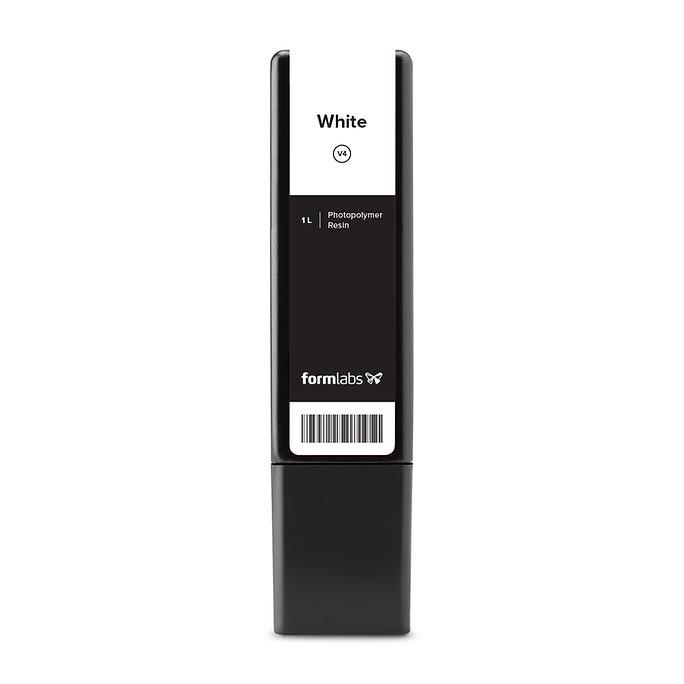 Formlabs White Resin v4 レジンカートリッジ Form2/3 レジン ホワイト-V4 高品質 3Dプリンター カートリッジ