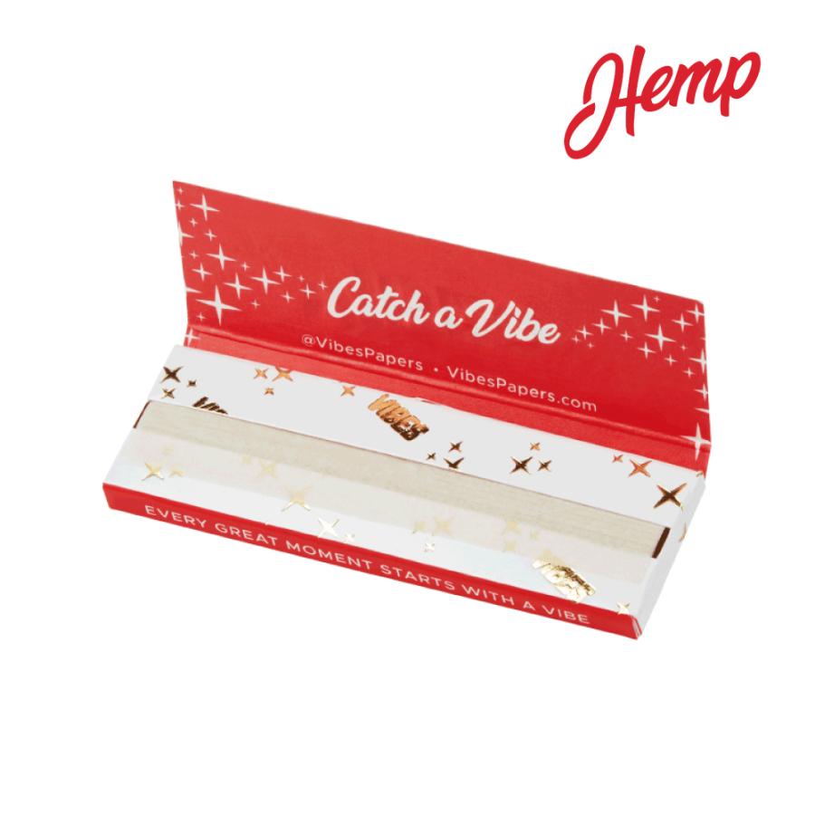 メール便可 VIBES rolling papers HEMP 1 1/4 ヘンプ ローリング