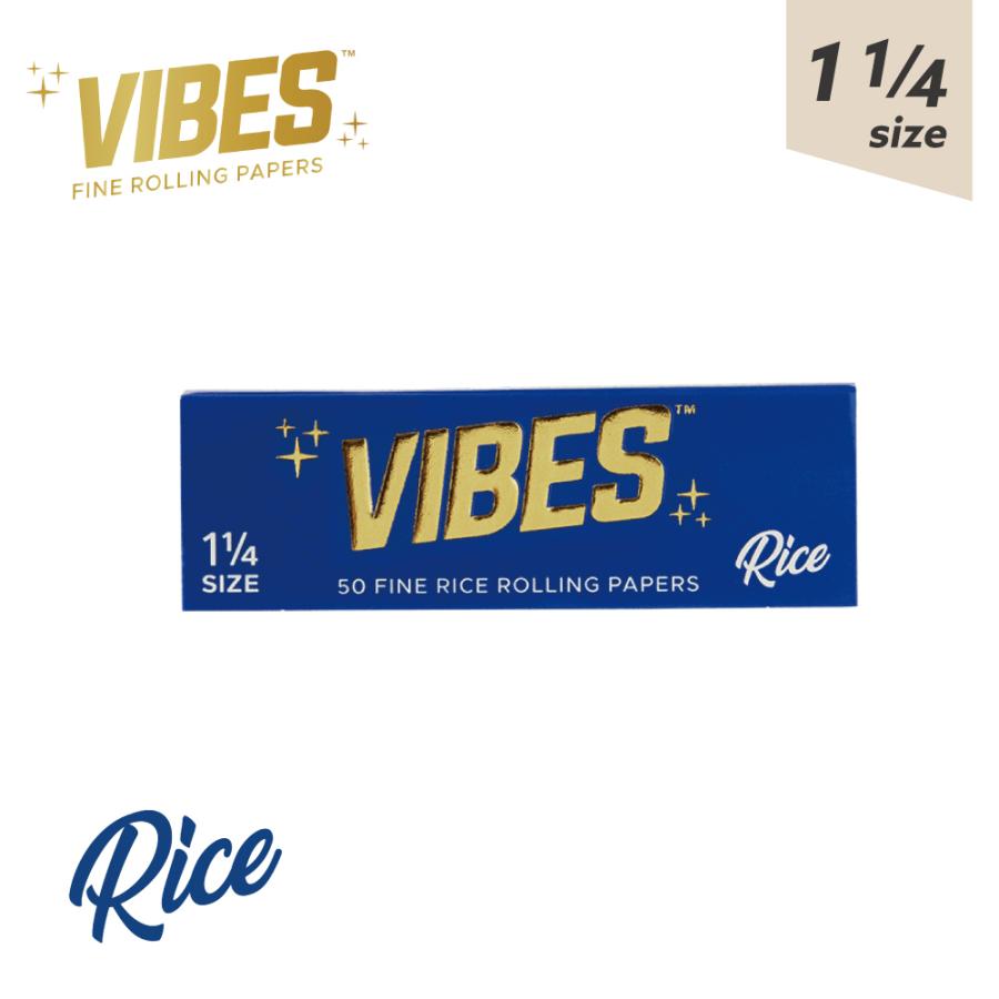 メール便可 VIBES rolling papers RICE 1 1/4 ライス ローリング
