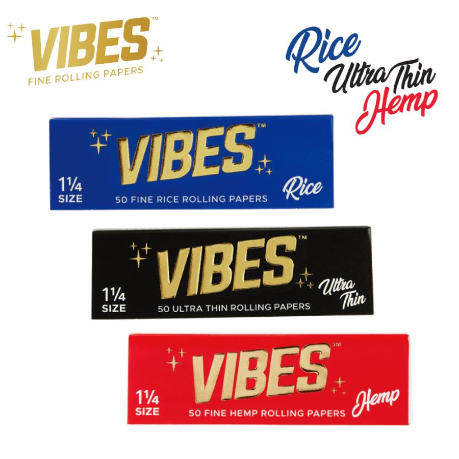 メール便可 VIBES rolling papers ULTRA THIN 1 1/4 極薄