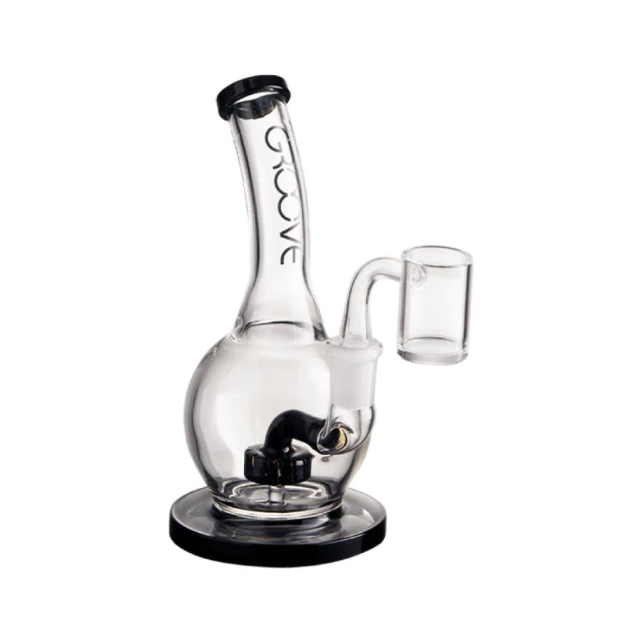 喫煙具 ガラスボング ワックス兼用 GROOVE (Round Rig) グルーヴ オイルリグ Glass Bong｜grassfreak｜02