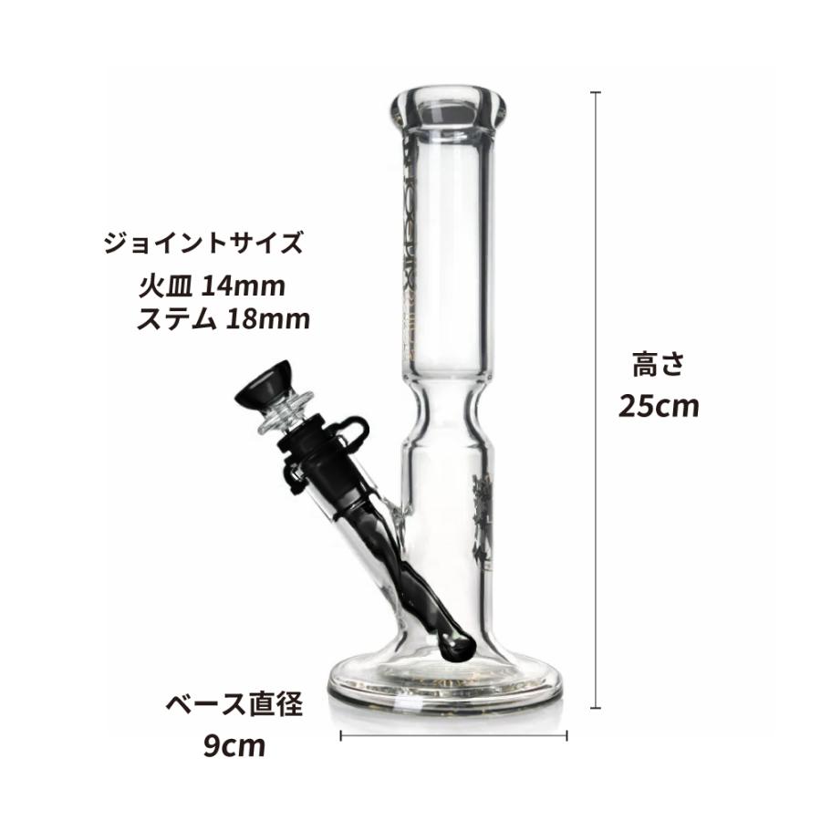 喫煙具 ガラスボング PHOENIX STAR ストレートクリップボング