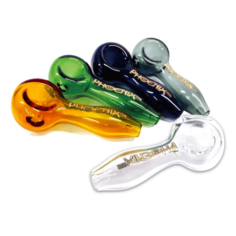 喫煙具 ガラスパイプ スプーン クリア PHOENIX STAR 10cm Glass Spoon
