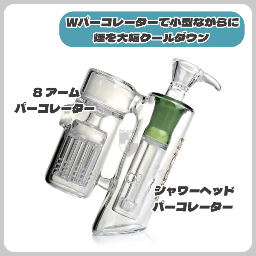 喫煙具 ガラスボング PHOENIX STAR Wパーコレーターバブラー Glass