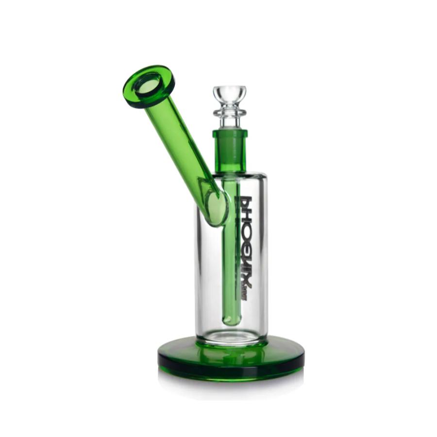 喫煙具 ガラスボング PHOENIX STAR グリーンスタンドバブラー Glass Bong phx667 Grassfreak