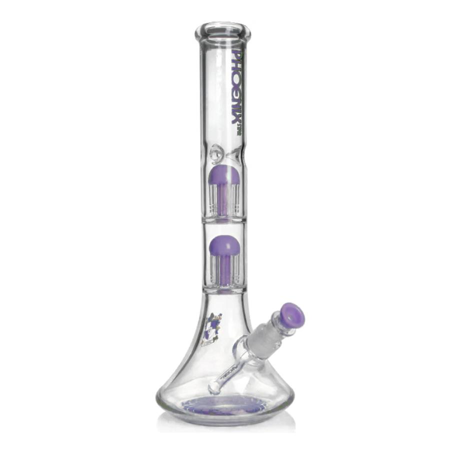 喫煙具 ガラスボング PHOENIX STAR パープルドーム・パーコレーター