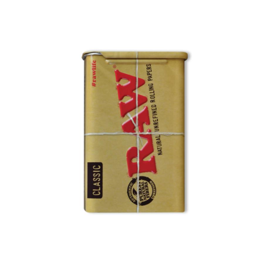 メール便可 喫煙具 RAW スライド缶ケース 94x60mm ロウ ペーパー入れ