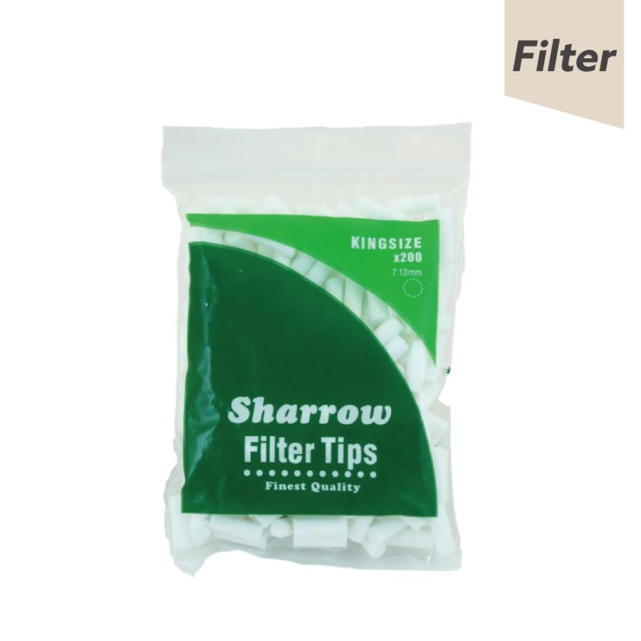 メール便可 Sharrow コットンフィルター キングサイズ Φ7.13mm 20mm