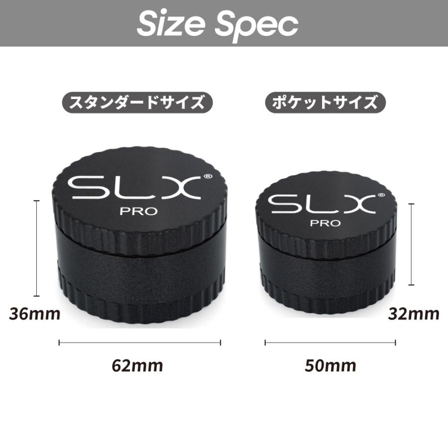 喫煙具 SLX PRO グラインダー スタンダードサイズ 62mm Grinder