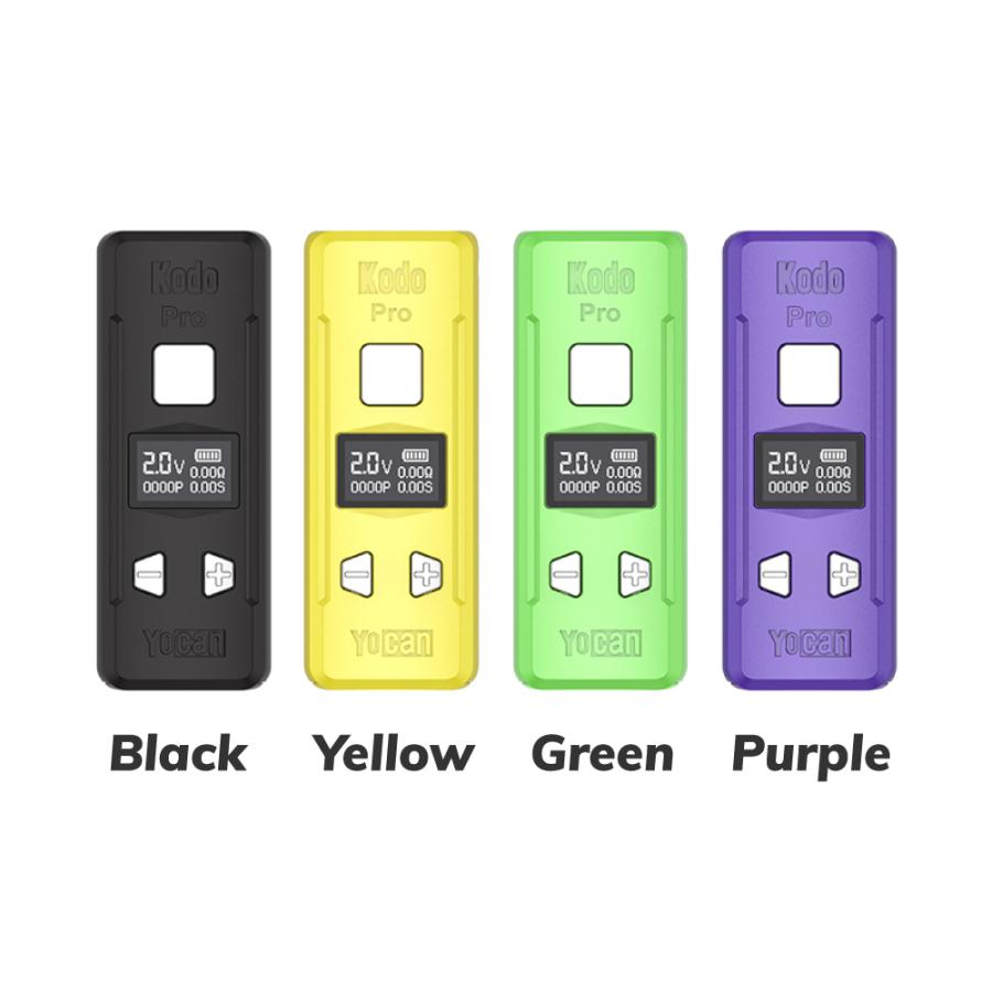 ヴェポライザー Yocan Kodo Pro ヨーキャン 510規格バッテリー CBD