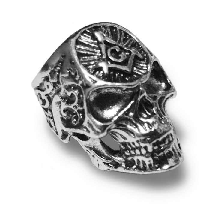 フリーメイソン リング 額シンボルマーク ドクロ 指輪 骸骨 ガイコツ スカル ロック パンク ゴシック V系 送料無料 ポイント消化 Y 001 001 002 Grateful Days 通販 Yahoo ショッピング