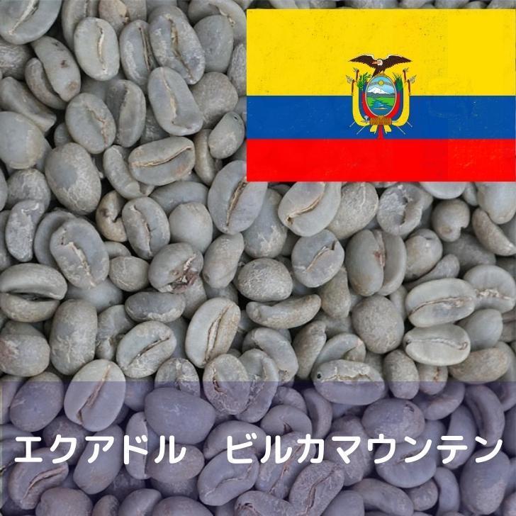 コーヒー生豆をお届けします。コーヒー生豆 10kg エクアドル ビルカマウンテン Qグレード