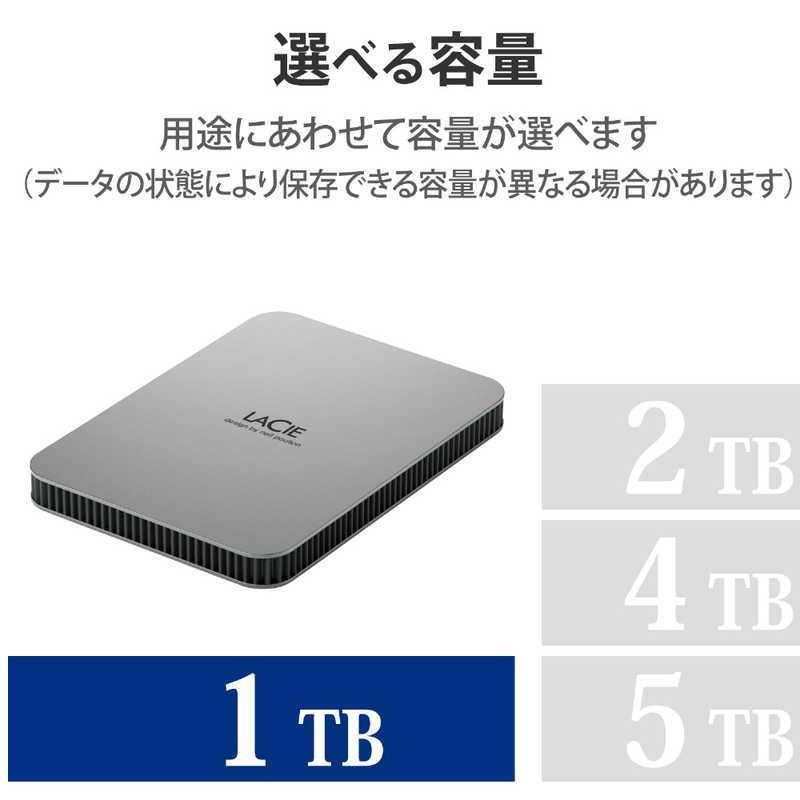 5個セット エレコム ELECOM LaCie 外付け HDD 1TB ポータブル Mobile Drive USB3.2 US… 15倍ポイント｜gratiashopping｜07