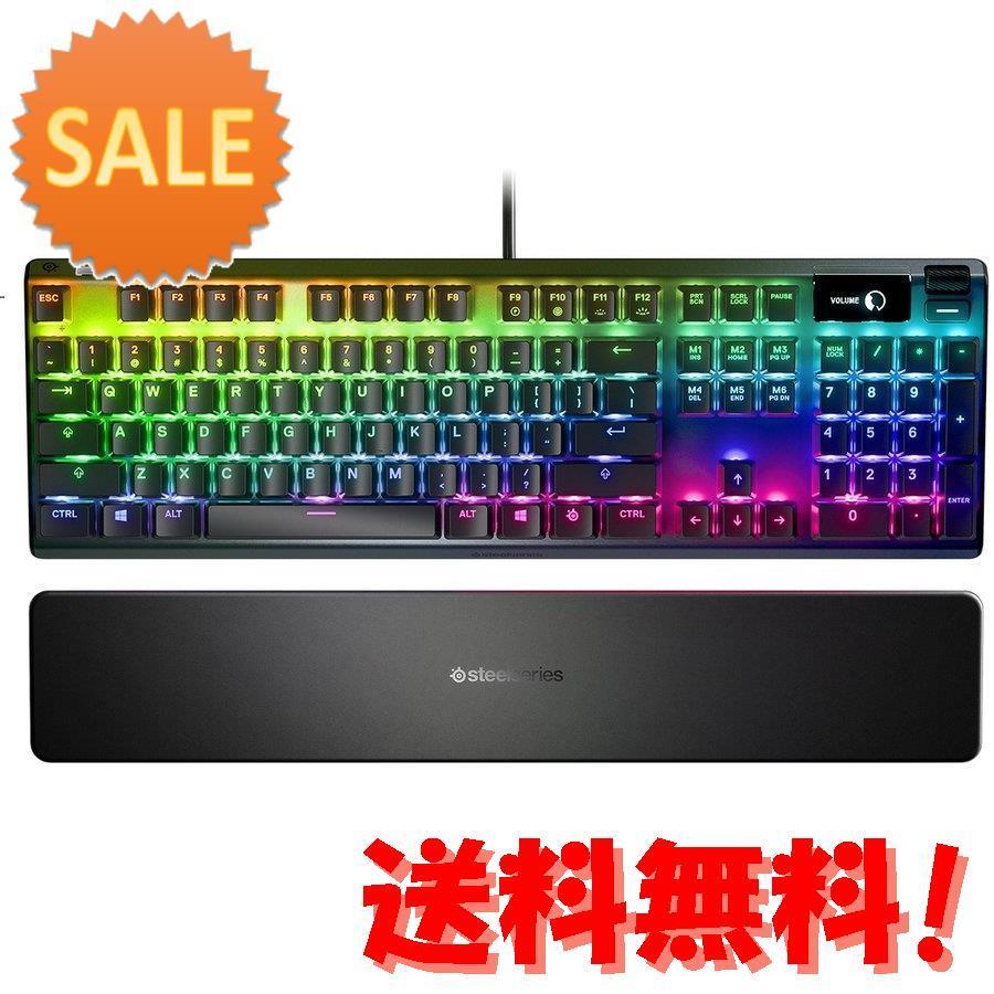 3個セット SteelSeries(スティールシリーズ) メカニカルキーボード「Apex Pro」104キー 英語配列 6462… 15倍ポイント