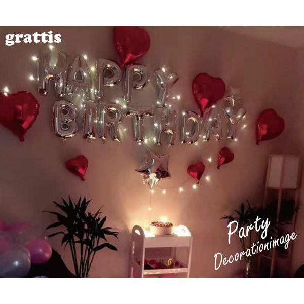 誕生日 パーティー 飾り 飾り付け バルーン ハッピーバースデー 100days 100日 バースデー 1歳 2歳 男 女 セット 風船 ガーランド 数字 happy birthday |  | 04