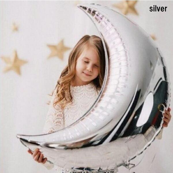 選べる2色 誕生日 月 moon パーティー 飾り 飾り付け バルーン ハッピーバースデー ハーフバースデー 100days 100日 バースデー 男 女 セット 風船 |  | 02