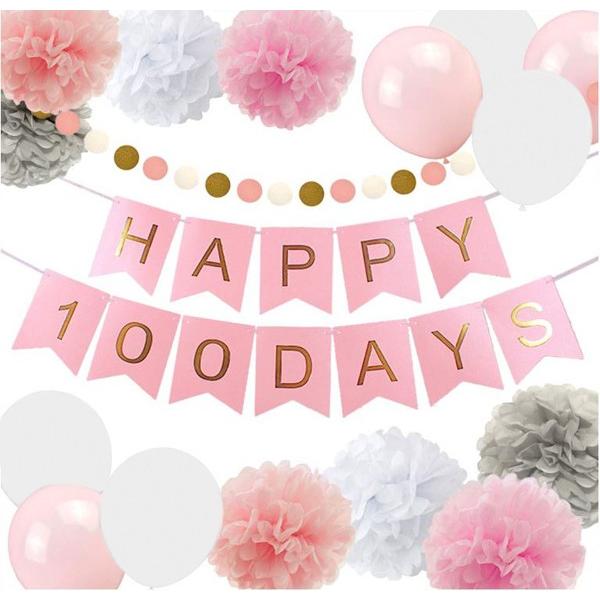 100日 飾り 祝い パーティーグッズ 飾り付け 節句 初節句 ガーランド 100days Happy100days 誕生日 バルーン 記念日 バースデー ハーフバースデー Gl 0017 パーティーショップ Grattis 通販 Yahoo ショッピング