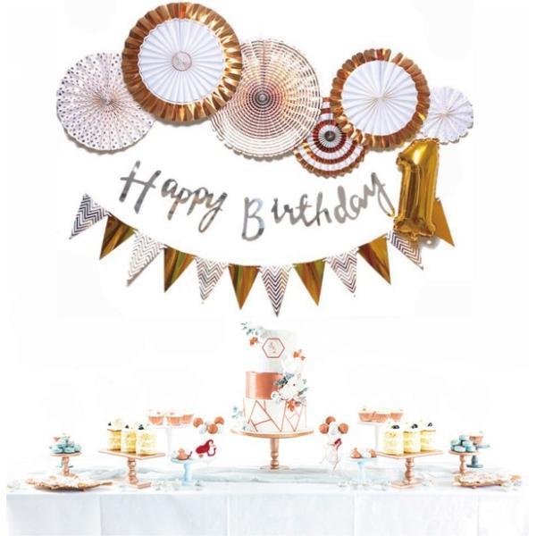 [ 1/2 & 100日対応] 誕生日 パーティー 飾り 飾り付け バルーン ハッピーバースデー ハーフバースデー 100days 100日 バースデー 1歳 2歳 男 女 セット 風船 |  | 03