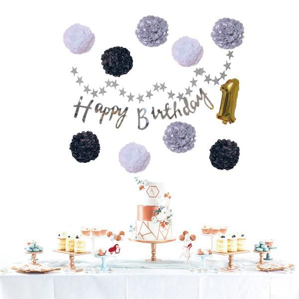 [ハーフ&100日対応] 選べる6色 誕生日 パーティー 飾り 飾り付け バルーン ハッピーバースデー ハーフバースデー 100days 100日 バースデー 1歳 2歳 男 女 |  | 04