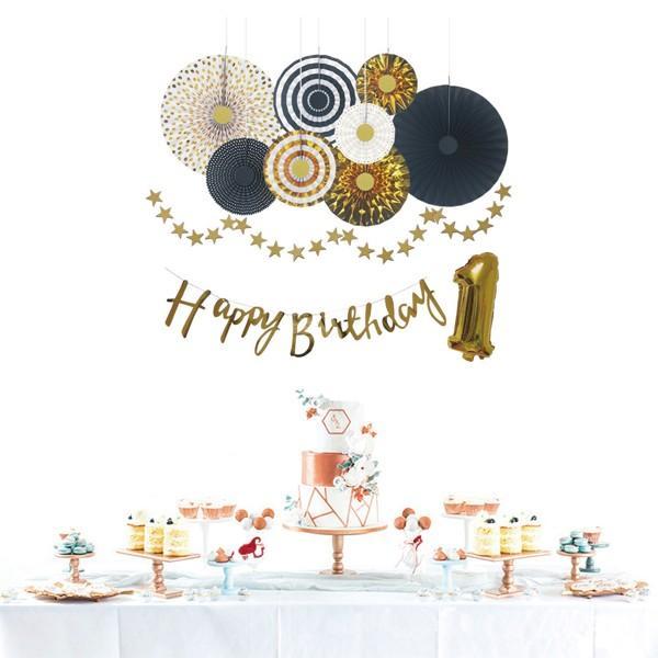 [1/2 & 100日 対応] 誕生日 パーティー 飾り 飾り付け バルーン ハッピーバースデー ハーフバースデー 100days 100日 バースデー 1歳 2歳 男 女 セット 風船 |  | 03