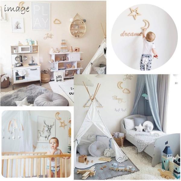 木製飾り付け 子供部屋 インテリア 壁掛け 飾り ガーランド オーナメント ウォールデコ 北欧 欧風 星 飛行機 雲 月 うさぎ ハート 蝶々 葉 |  | 05