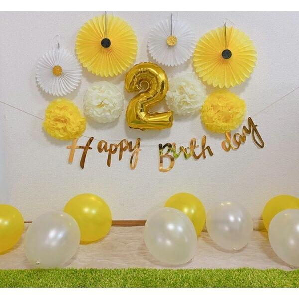 [ハーフ&100日対応] 誕生日 パーティー 飾り 飾り付け バルーン ハッピーバースデー ハーフバースデー 100days 100日 バースデー 1歳 2歳 男 女 セット |  | 05
