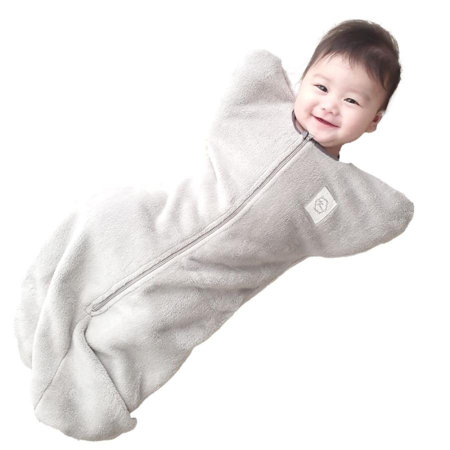 grattis フリース 赤ちゃん スワドル おくるみ 冬 新生児 退院 冬用 スワドル 秋冬 スリーパー 冬 長袖 冬用 ベビー 薄手 袖付き おくるみ スワドル 足つき 生後 |  | 11