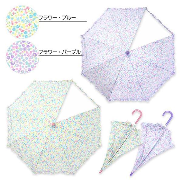 傘 女の子 子供 キッズ 子供用 45cm 50cm 55cm 女の子 かわいい おしゃれ かさ カサ  グラスファイバー　丈夫 透明窓 子ども 雨具 手開き |  | 14