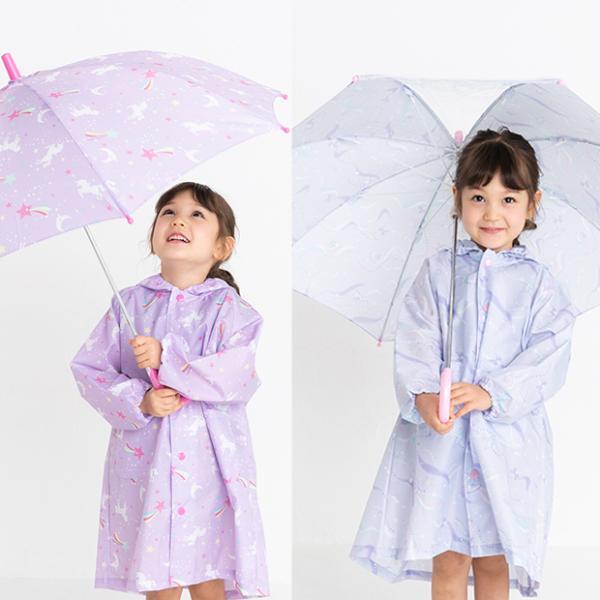 傘 女の子 子供 キッズ 子供用 45cm 50cm 55cm 女の子 かわいい おしゃれ かさ カサ  グラスファイバー　丈夫 透明窓 子ども 雨具 手開き |  | 03