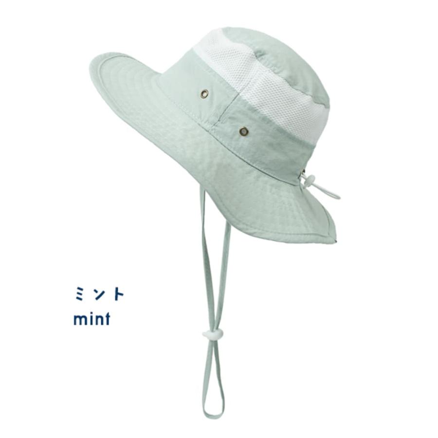 ベビー 子供 キッズ ハット 日よけ 帽子 男の子 女の子 52cm 56cm 日除け こども アウトドアハット 撥水 キャップ ピクニック ひも付き 春 夏 秋 ゴム付き |  | 11